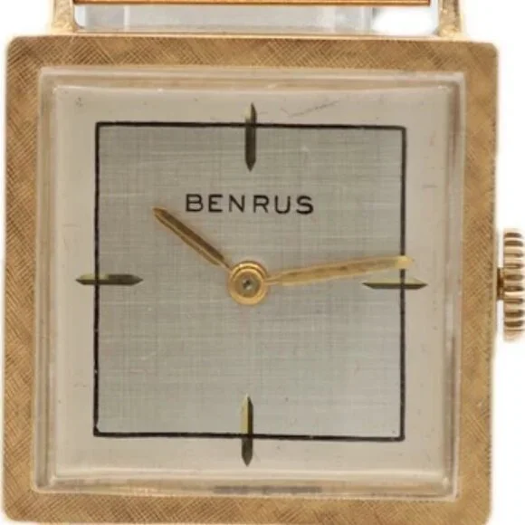 Vintage Benrus 6011 Men's Mechanical Wristwatch CZ25 10k Rolled Gold Plated